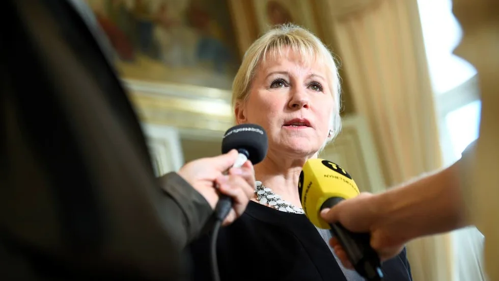 Margot Wallström. Utrikesministern har förespråkat att Sverige ska ratificera FN:s konvention om förbud mot kärnvapen.
