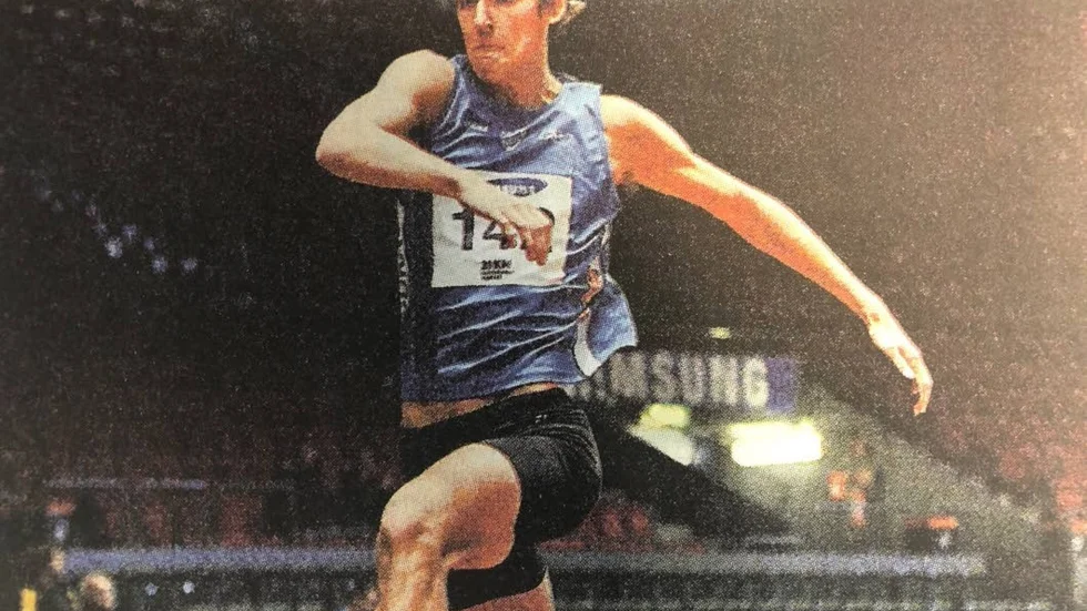 Daniel Lennartsson satte nytt Smålandsrekord i tresteg med 15.34.