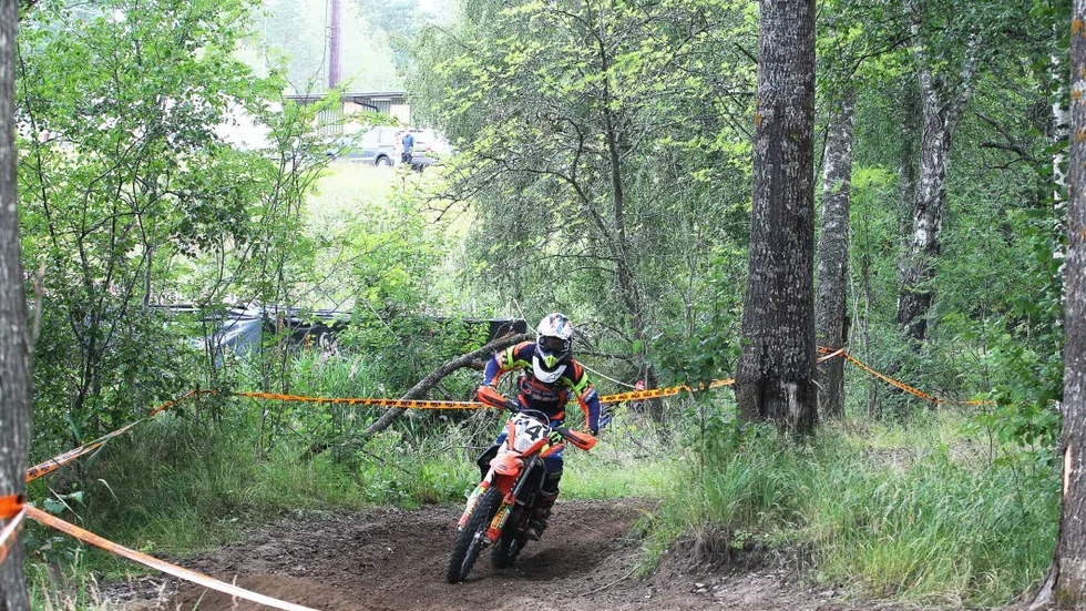 Arkivbild. Lördagen bjöd på perfekta förhållanden för enduro.