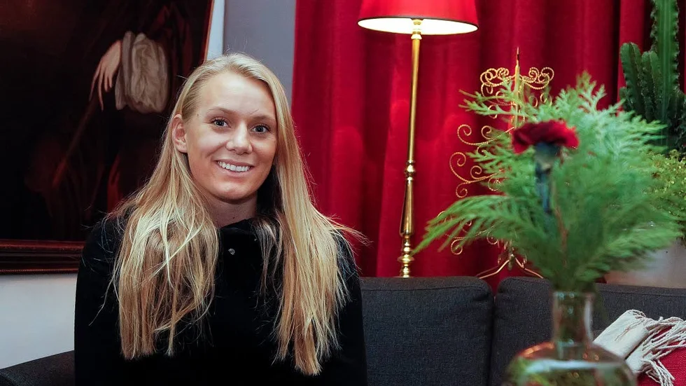 Historisk. Stina Blackstenius tilldelas MVT:s Guldklocka för 2016 och blir därmed den första att få utmärkelsen två år i rad.