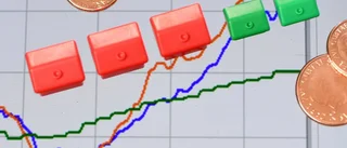Visar var det blå skåpet ska stå