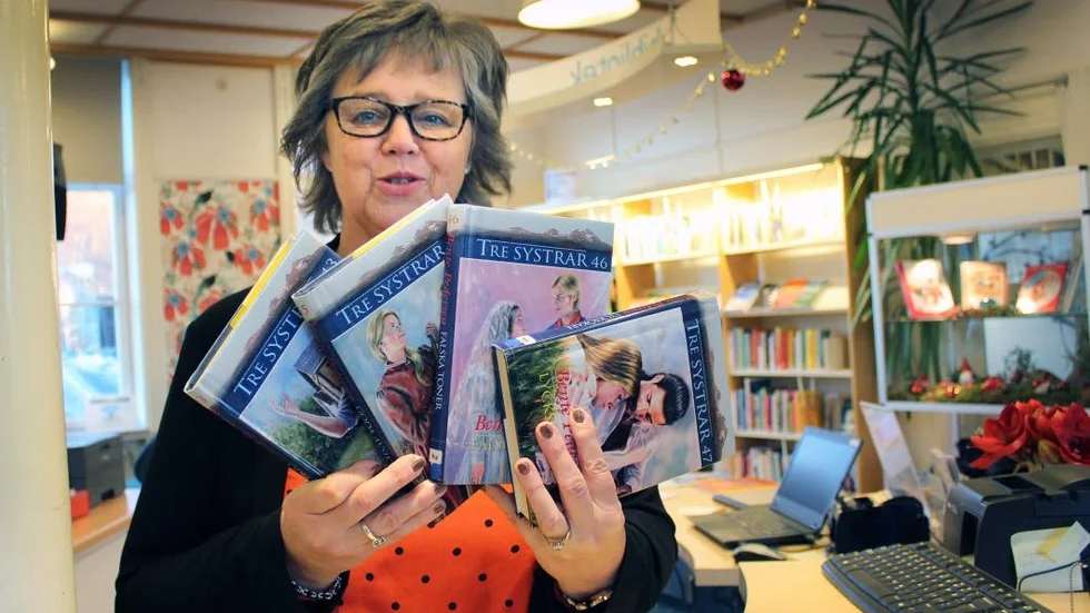Populär serie. Catharina Pettersson med en norsk långserie, "Tre systrar" av Bente Pedersen.