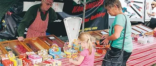 Välbesökt marknad