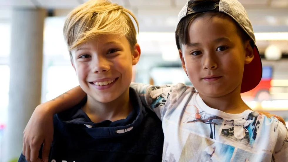 SPEL. Noel Salander och Neo Andersson har mest tyckt om att programmera spela under sommaren.