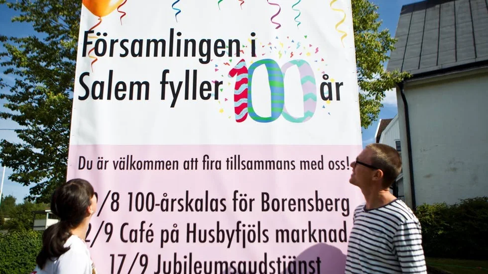 FEST. Stort firande väntar när Borensbergs baptistförsamling jubilerar.