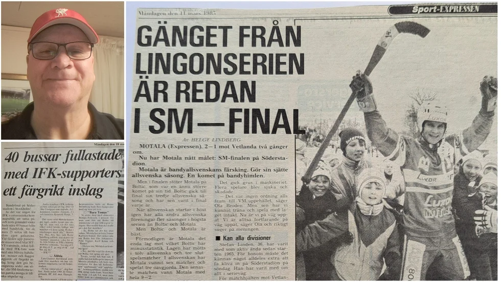 Thomas Karlsson, som i dag bor utanför Eskilstuna, minns IFK Motalas bragd att nå SM-finalen 1985. Vetlanda besegrades i dramatisk semifinal. Inför över 6 000 åskådare i Motala. Till Söderstadion gick det sedan 40 bussar.