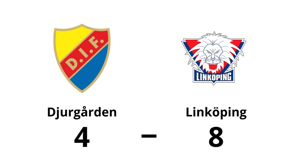 Djurgårdens IF förlorade mot Linköping HC