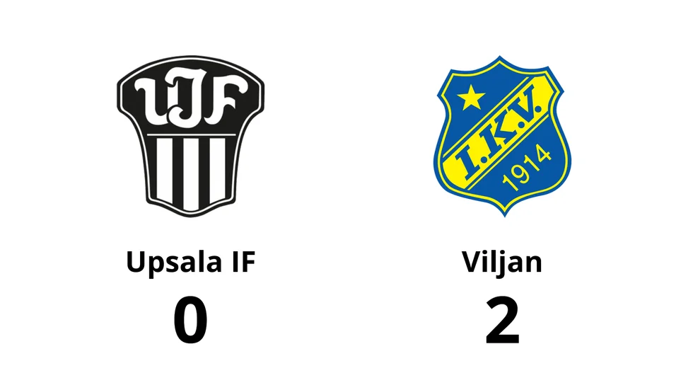 Upsala IF Fotboll förlorade mot IK Viljan Strängnäs