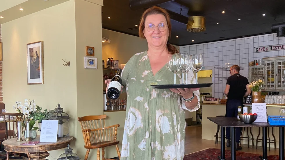 Alexandra Wedel Hedqvist öppnade Elsa bistro 1 augusti. Hon tycker att det överlag går bra för verksamheten.