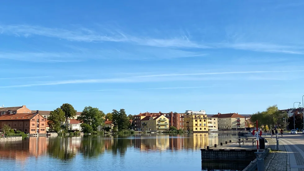 En dryg vecka efter värmerekordet fick Eskilstuna sina första minusgrader natten till söndag.