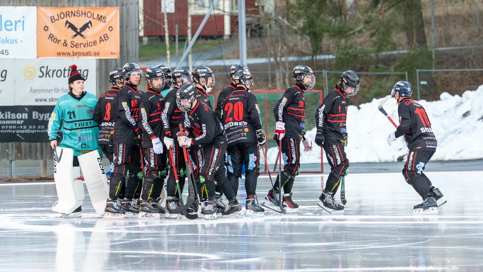 Bildsvep från matchen Tjust Bandy - Skirö AIK på annandagen.
