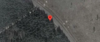 Stopp på väg 634 på grund av en singelolycka