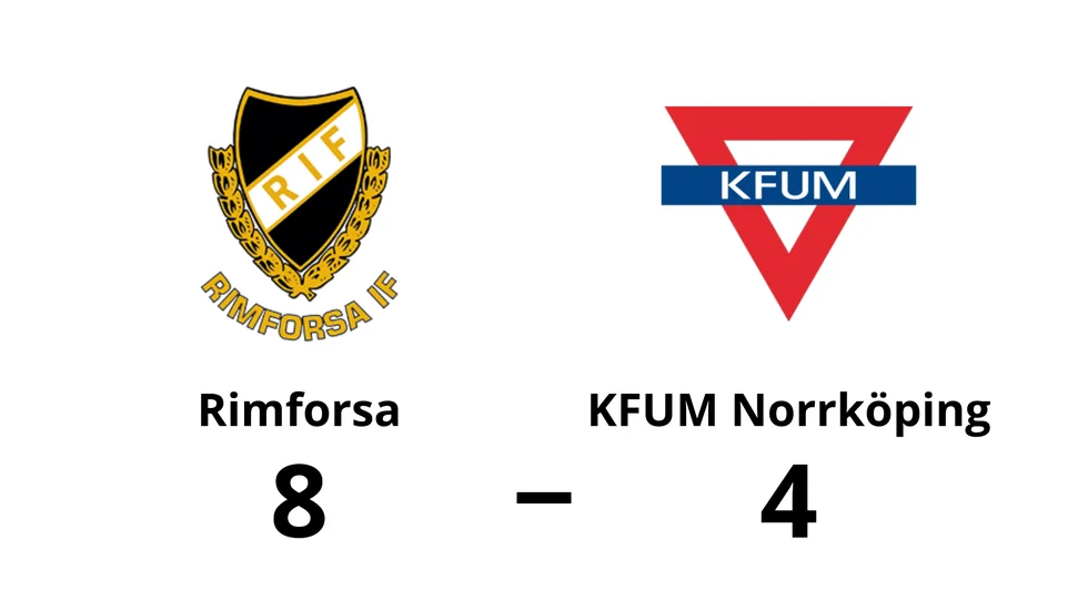 Rimforsa vann mot KFUM Norrköping IBF