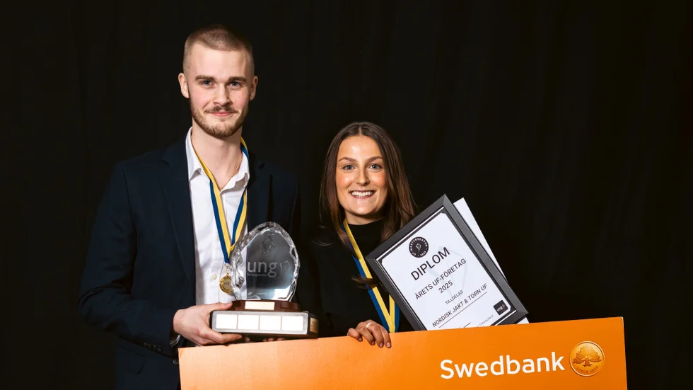 Årets UF-företag i Östergötland 2025 blev Nordisk Jakt och Torn UF som drivs av Ivar Andersson och Celeste Levin på 
Carlsund utbildningscentrum. Vinsten innebär att de nu går vidare till riksfinal, SM i Stockholm.