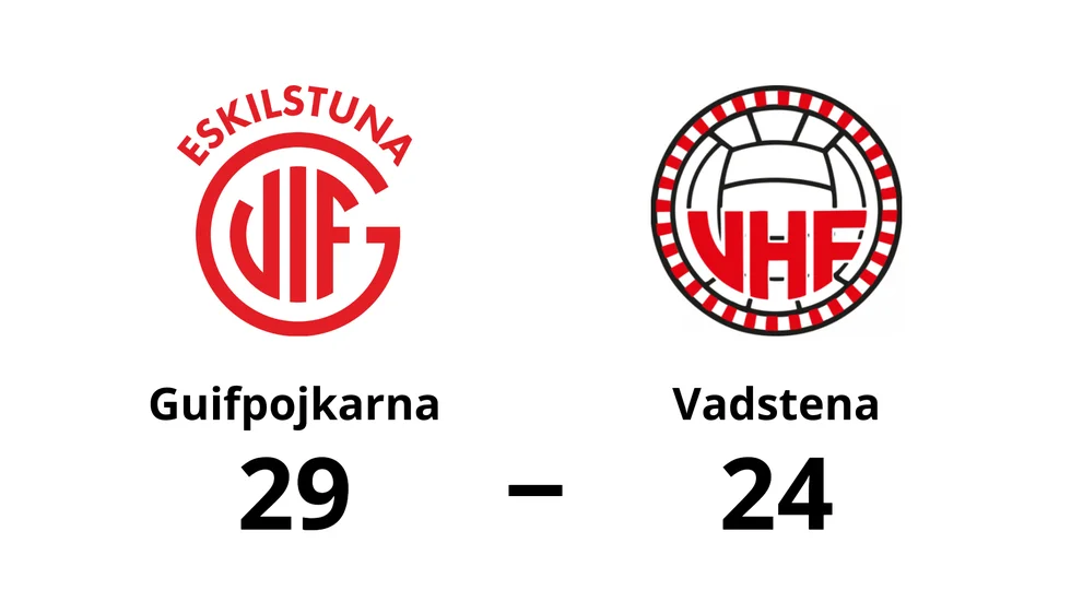 Guifpojkarna vann mot Vadstena HF