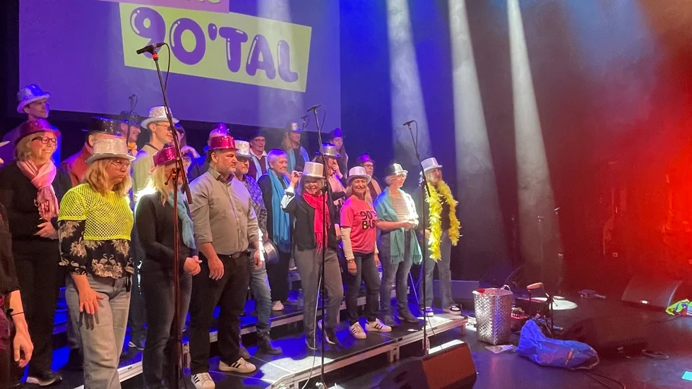 Kören Lövsångarna ger två föreställningar i Thomas arena på lördagen den 29 mars. 