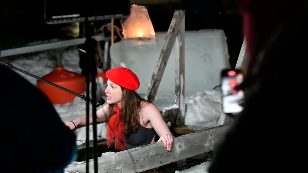 Marion Joffle framför Musik i vak på Vintersimmet 2025.
