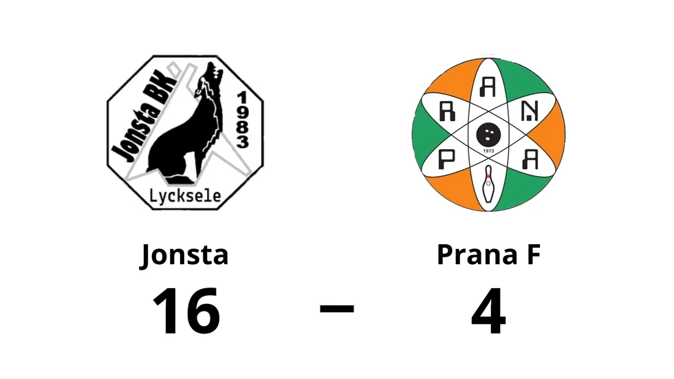 Jonsta BK vann mot BK Prana F
