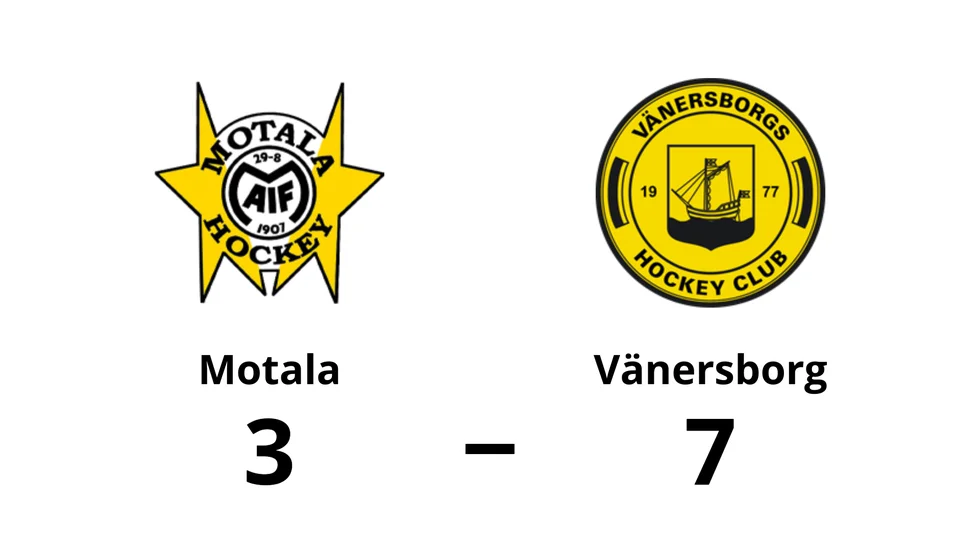 Motala förlorade mot Vänersborg