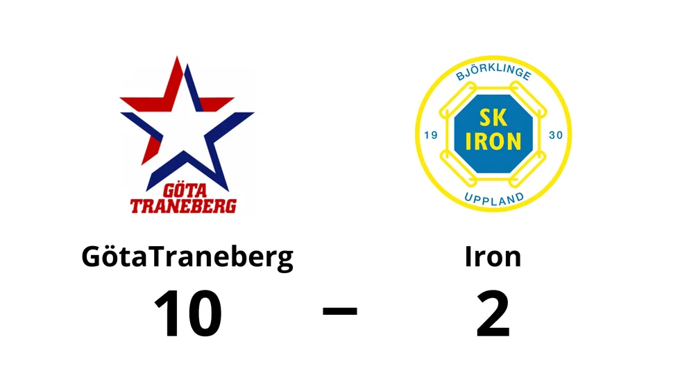 Göta Traneberg IK vann mot SK Iron Hockey