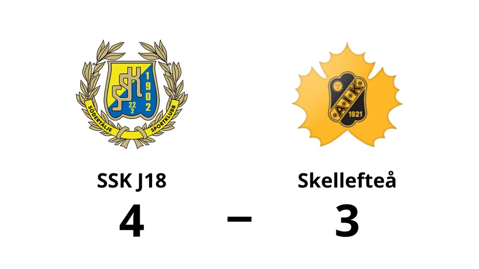 SSK J18 vann mot Skellefteå AIK