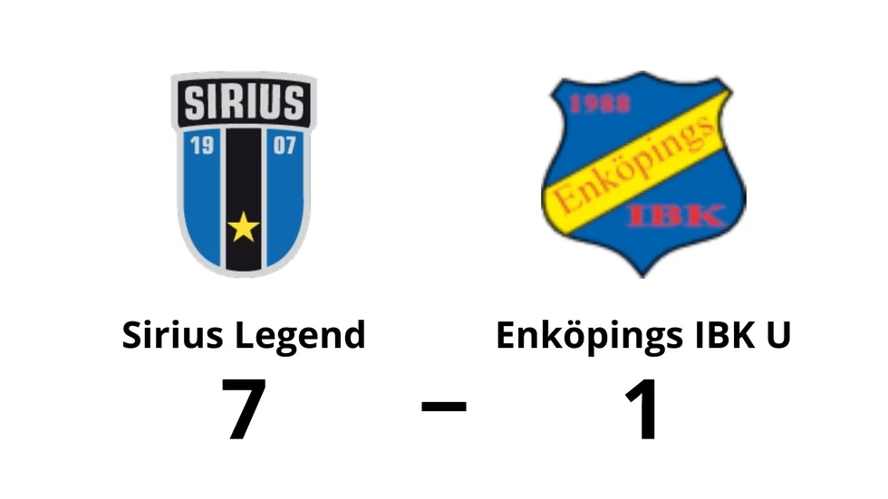 IK Sirius FBC Legends vann mot Enköpings IBK U