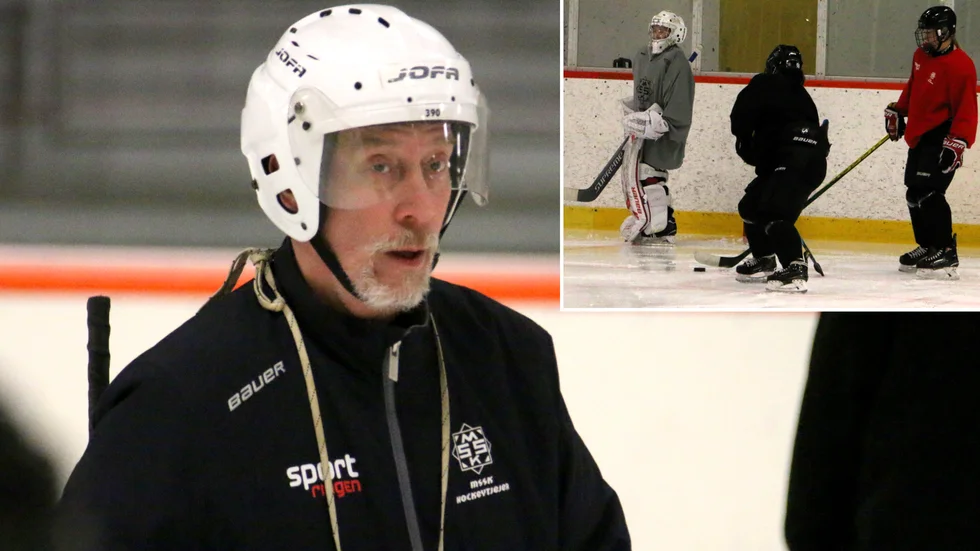 Jan Rögde är en av tränarna för Munksunds hockeydamer som har premiär i hockeytvåan på lördag.