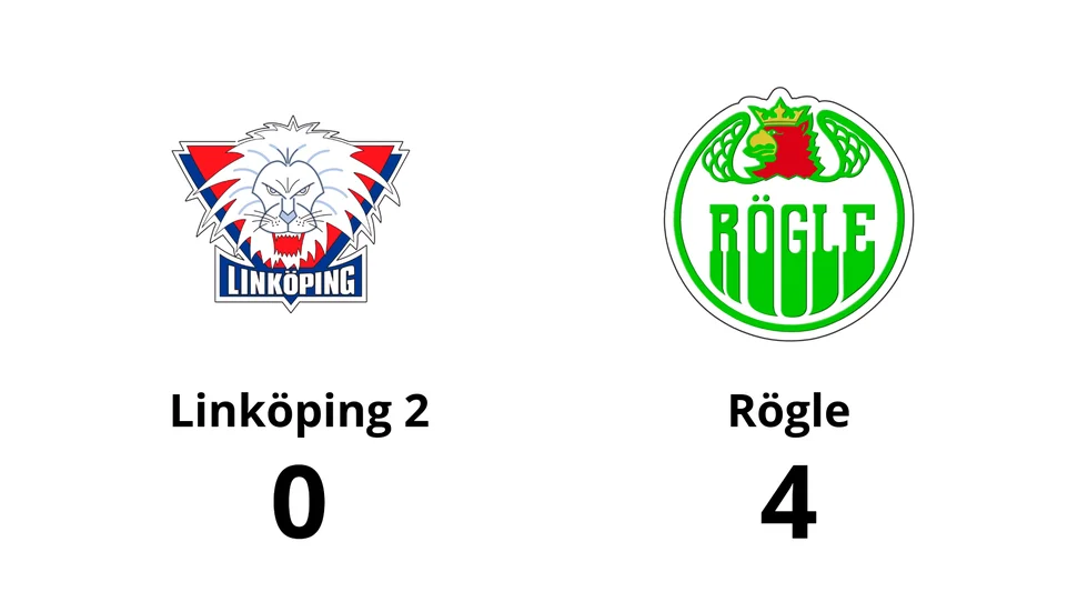 Linköping 2 förlorade mot Rögle BK