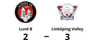 Seger för Linköping Volley mot Lund B efter avgörande i femte set