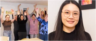 Grannarna lärde Aunyanee, 39, svenska – med färg och fniss