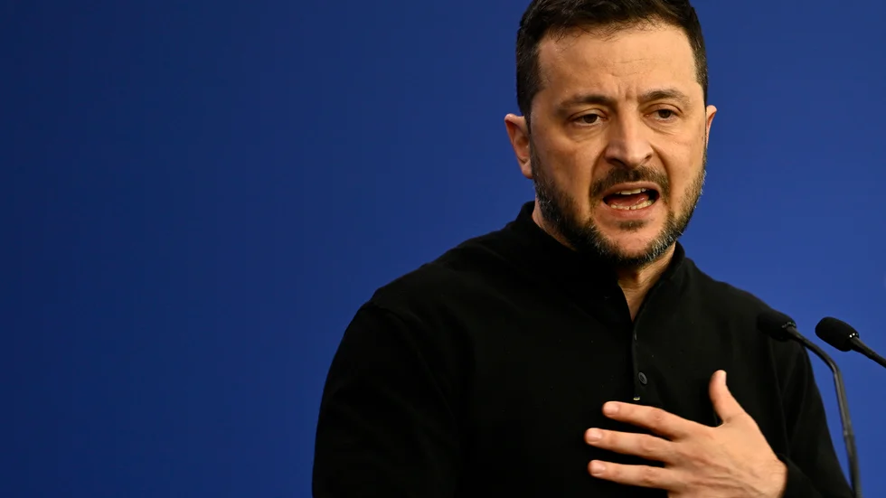 Ukrainas president Volodymyr Zelenskyj. Arkivbild.