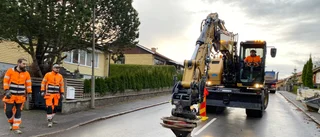 Rör i Motala sprack – orsakade vattenläcka i flera timmar