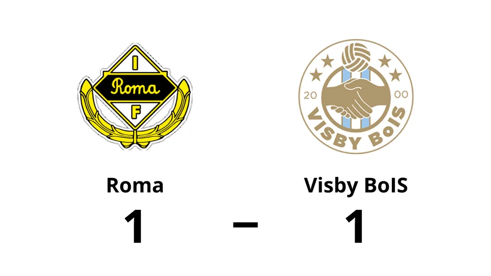 Roma IF spelade lika mot Visby BoIS
