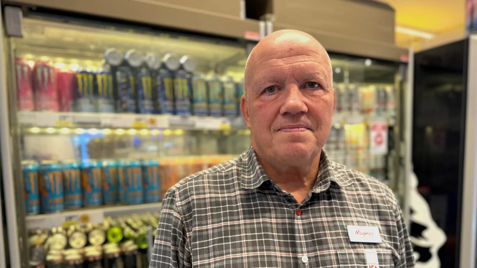 Magnus Jeppsson, handlare på Ica Nära i Katrineholm.