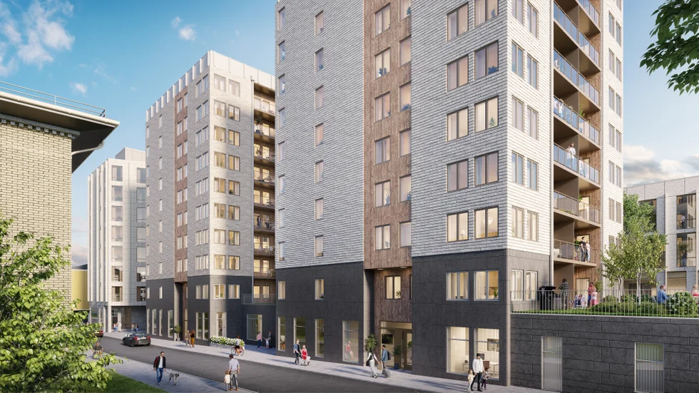 På fredagen slogs ett nytt bostadsrekord i Luleå. Våningen högst upp i Diös bostadskomplex Västra strand betingade ett pris på strax över sju miljoner kronor. Det är det högsta priset någonsin för en nyproducerad lägenhet samt den tredje dyraste bostadsrätten i Luleå genom tiderna.    