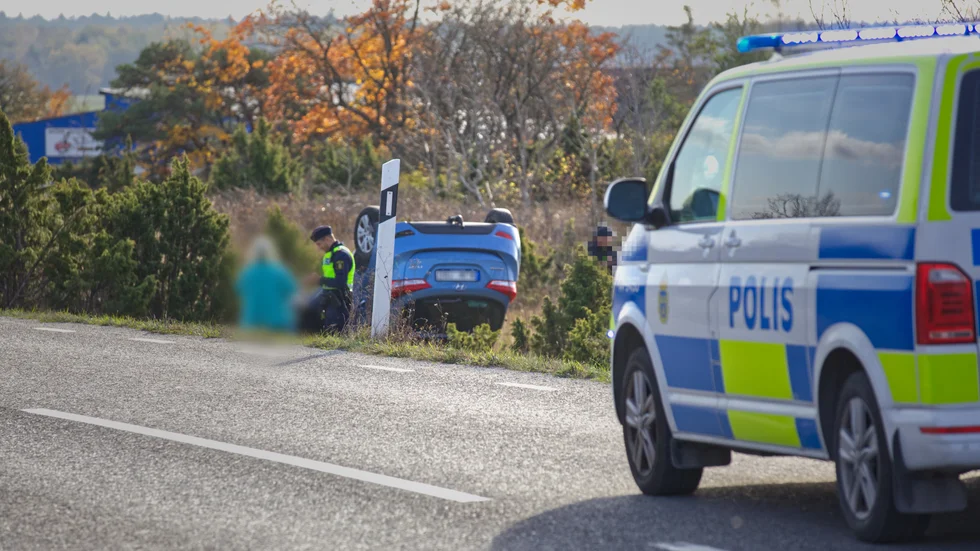 Polis, ambulans och räddningstjänsten var på platsen.