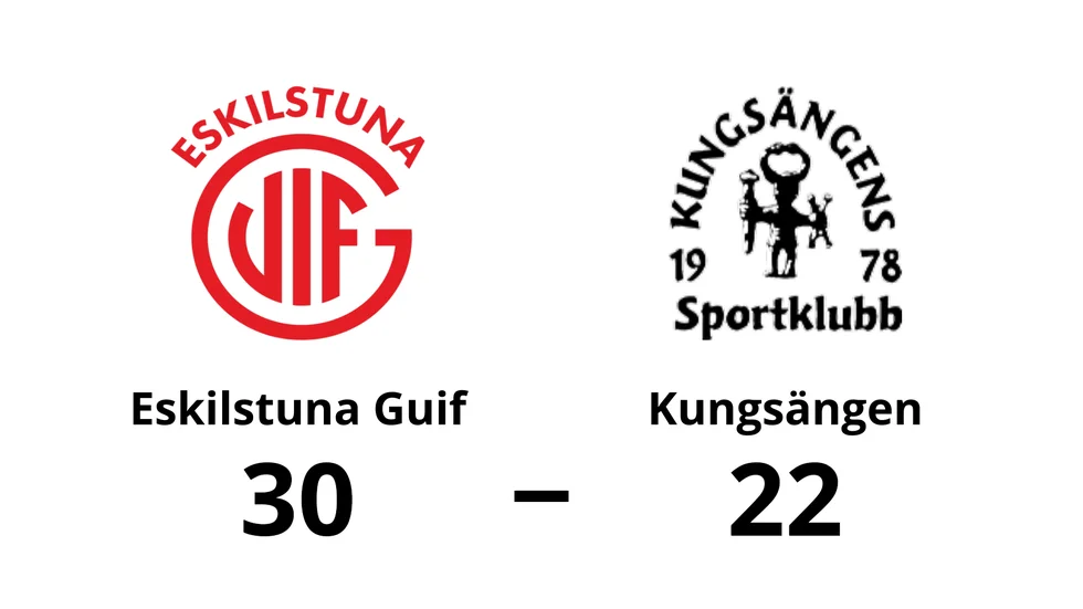 Eskilstuna Guif vann mot Kungsängen