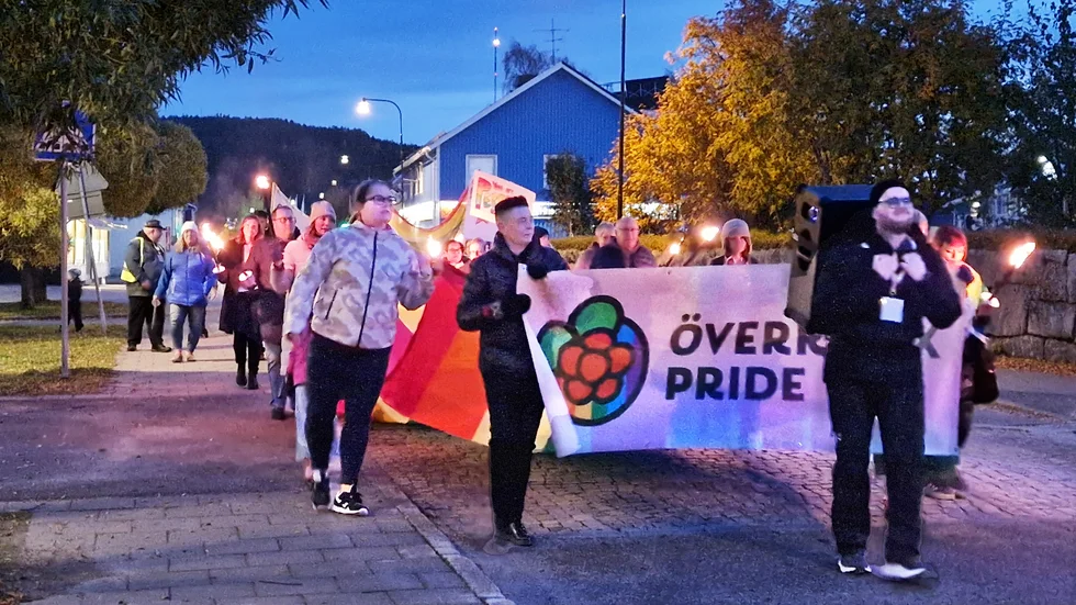 Pride pridefestival pridtåg premiär Överkalix
