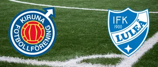 Kiruna FF tar emot IFK Luleå – se matchen direkt här
