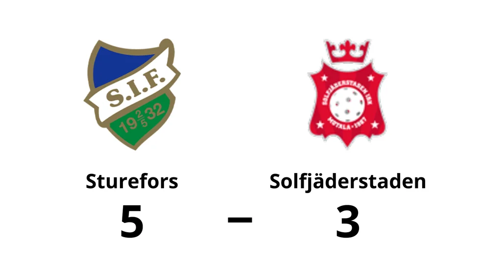 Sturefors IF vann mot Solfjäderstadens IBK
