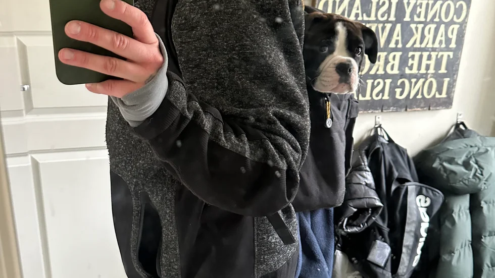 Matte Milla Ainasoja tillsammans med Björn. 