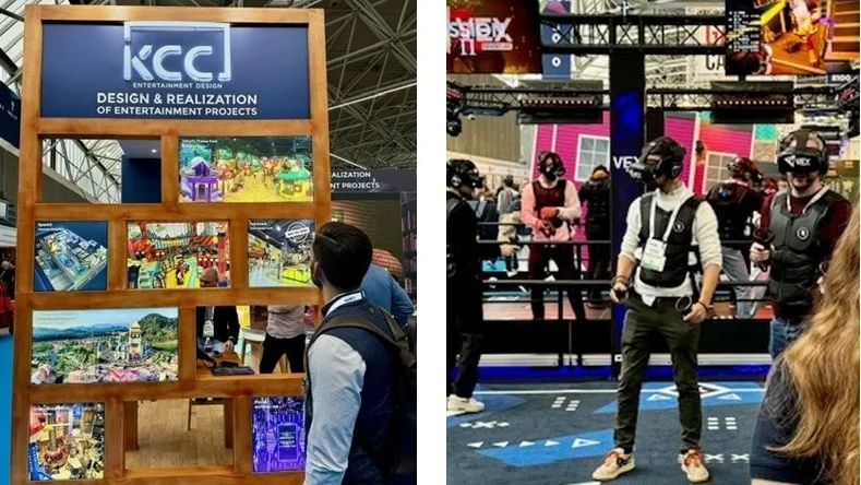 Mängder av olika koncept för lekparker, spelhallar, åkattraktioner och vattenland presenterades under stora nöjesparkmässan i Amsterdam.