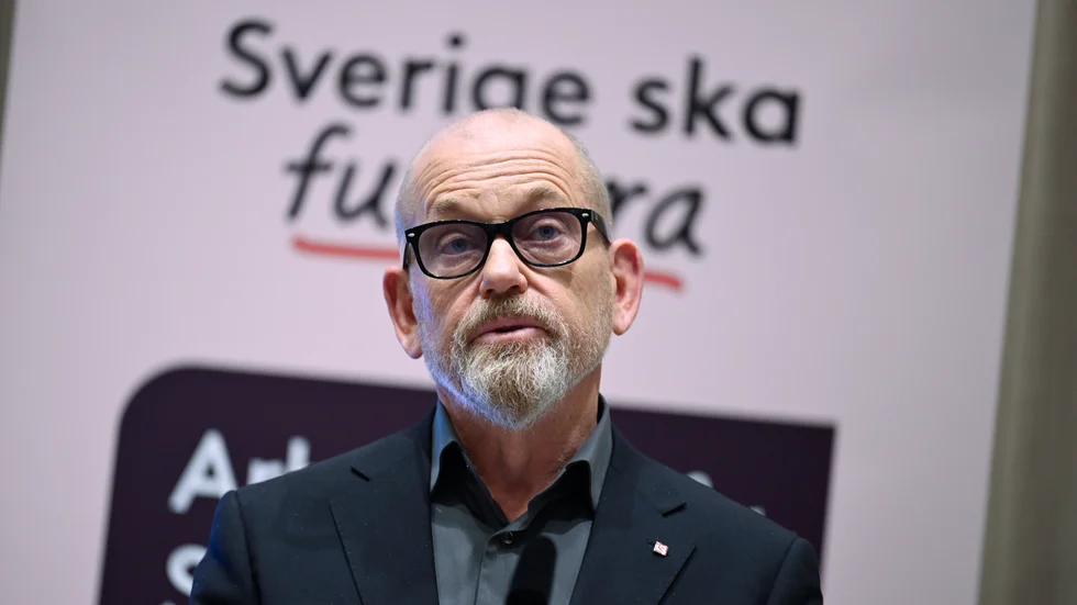 LO:s ordförande Johan Lindholm. Arkivbild.