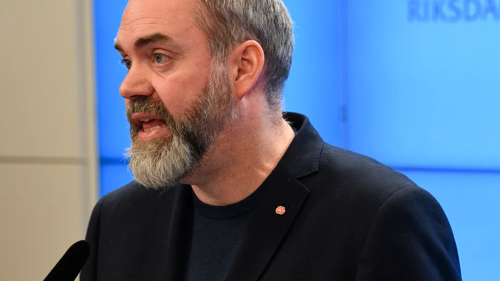 Fredrik Lundh Sammeli, socialdemokraternas socialpolitisk talesperson.
