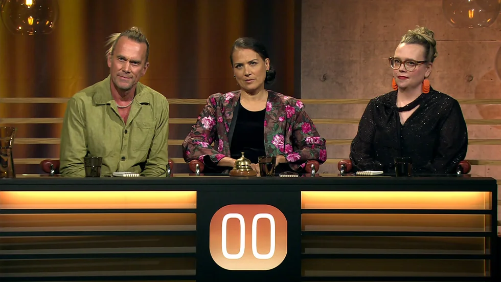 Dan Jönsson, Linda Mallik och Thérèse Eriksson i lag Mallik. 