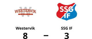 Två snabba mål i sista perioden avgjorde för Westervik mot SSG IF