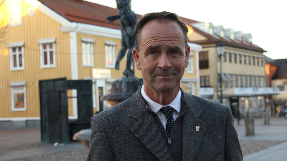 Landshövding Allan Widman prisade stadskärnan på sitt första tjänsteuppdrag i Vimmerby.