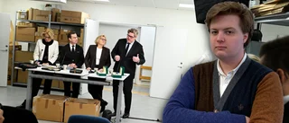 Nu får jag sluta knata runt med oljerock på Fristadstorget