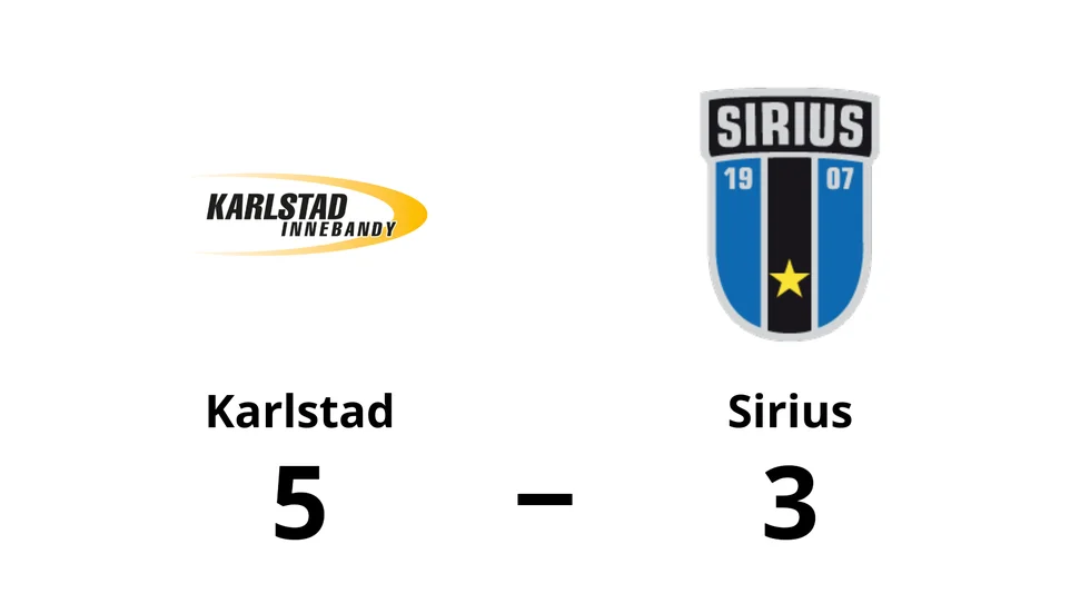 Karlstad IBF vann mot IK Sirius IBK