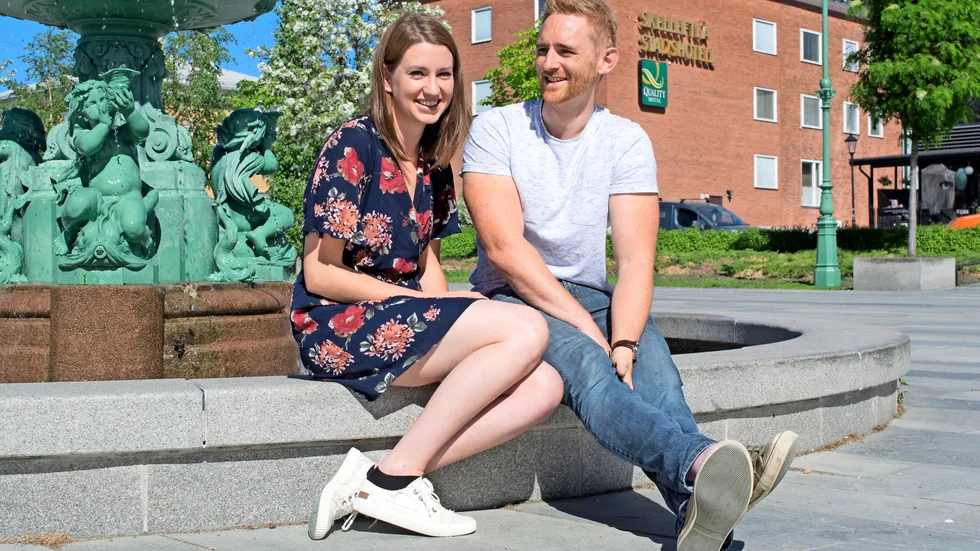 Stuart Garbutt och hans fru Charlotte har valt att flytta från Portsmouth i södra England till Skellefteå.
